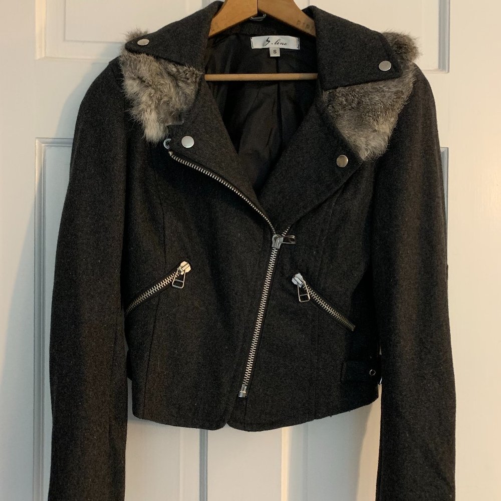 🎉HP🎉Ladies Wool Blend Biker Jacket from S.Line